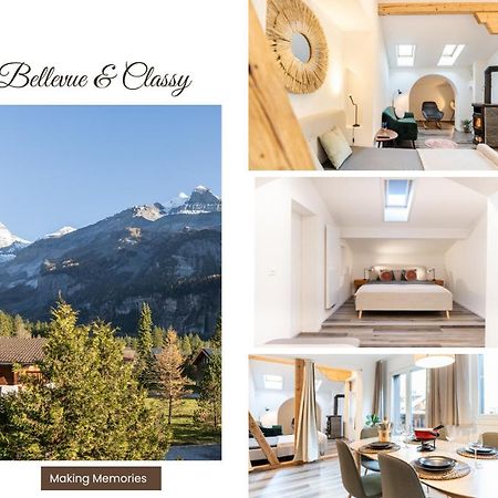 Bellevue & Classy Mountain View Apartment Kandersteg Zewnętrze zdjęcie