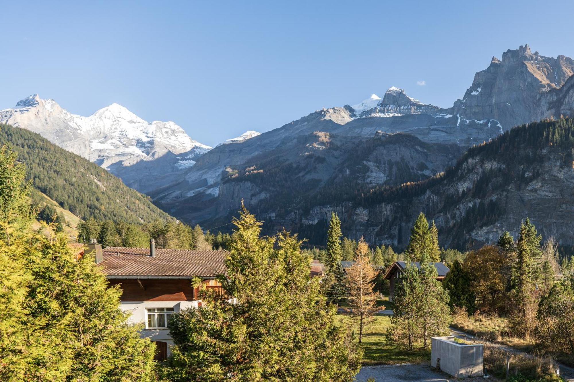 Bellevue & Classy Mountain View Apartment Kandersteg Zewnętrze zdjęcie